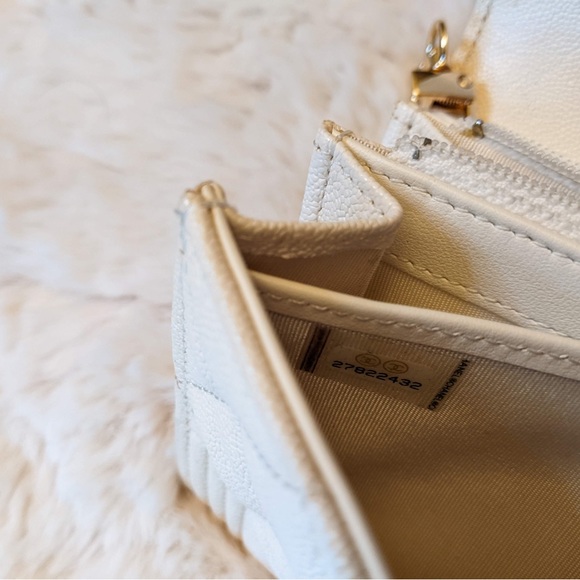 Creme Large Boy Gusset Flap Chanel Wallet on Chain - Picture 6 of 12